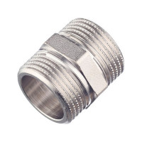 Ниппель Stout (SFT-0004-003434) 3/4 НР(ш) х 3/4 НР(ш) латунный