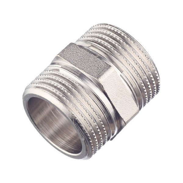 Ниппель Stout (SFT-0004-003434) 3/4 НР(ш) х 3/4 НР(ш) латунный