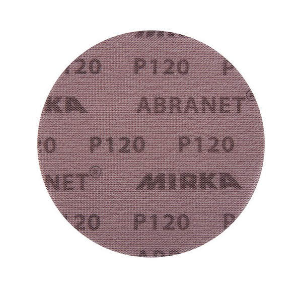 Диск шлифовальный Mirka Abranet d125 мм P120 на липучку сетчатая основа (5 шт.)
