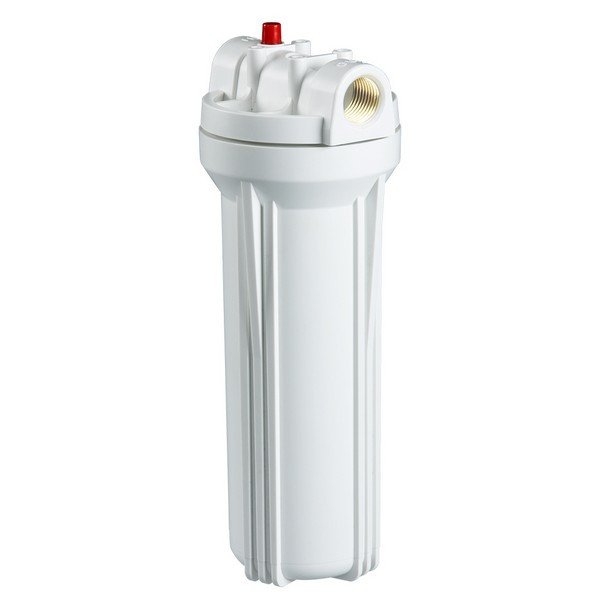 Корпус фильтра Гидротек Standart для холодной воды 10SL 1/2 ВР(г) х 1/2 ВР(г) белый