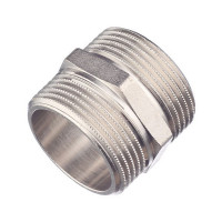 Ниппель Stout (SFT-0004-114114) 1 1/4 НР(ш) х 1 1/4 НР(ш) латунный