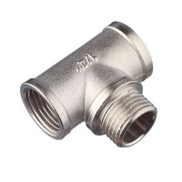 Тройник переходный VALTEC (VTr.132.N.0004) 1/2 ВР(г) х 1/2 НР(ш) х 1/2 ВР(г) латунный