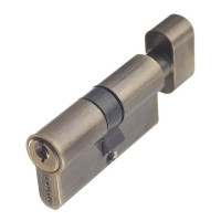 Цилиндр Palladium AL 60 T01 AB 60 (30х30) мм ключ/вертушка античная бронза
