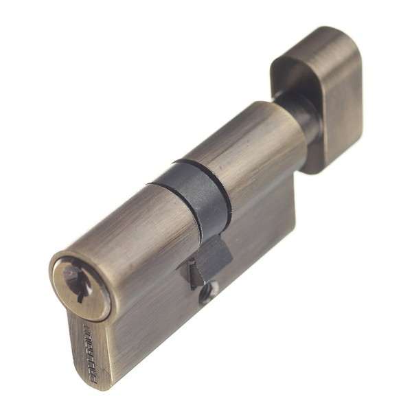 Цилиндр Palladium AL 60 T01 AB 60 (30х30) мм ключ/вертушка античная бронза