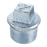 Заглушка Gebo (290-5V) 3/4 НР(ш) чугунная оцинкованная