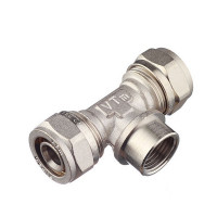 Тройник VALTEC (VTm.332.N.200420) 20 обж(ц) х 1/2 ВР(г) х 20 обж(ц)