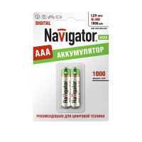 Аккумулятор Navigator AAA мизинчиковый LR03 1,2 В 1000 мАч (2 шт.)