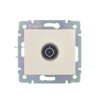 Розетка телевизионная Legrand Valena 695618 одиночная скрытая установка слоновая кость
