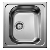 Мойка для кухни BLANCO TIPO 45 525320 480х500х160 мм врезная прямоугольная без крыла нержавеющая сталь матовая