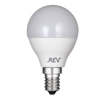 Лампа светодиодная REV 7 Вт E14 шар G45 4000К естественный белый свет 220 В матовая