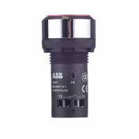 Кнопка ABB CP1-30R-11 (1SFA619100R3071) 220 В на дверцу щита красная