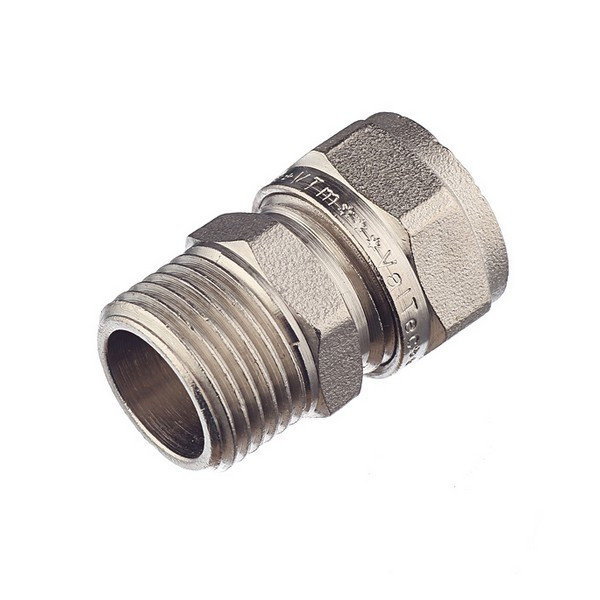 Соединитель прямой VALTEC (VTm.301.N.001604) 16 обж(ц) х 1/2 НР(ш)