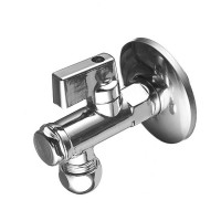 Кран шаровой латунный VALTEC (VT.282.N.0410) 1/2 НР(ш) х М10 мини угловой
