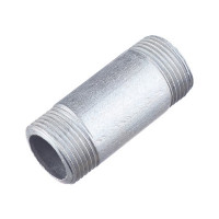 Бочонок 3/4 НР(ш) х 3/4 НР(ш) стальной оцинкованный
