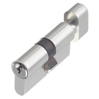 Цилиндр Palladium AL 60 T01 CP 60 (30х30) мм ключ/вертушка хром