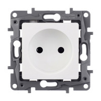 Розетка Legrand Etika 672220 скрытая установка белая без заземления