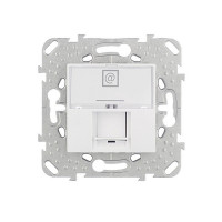 Розетка компьютерная Schneider Electric Unica MGU5.421.18ZD скрытая установка белая один модуль RJ45
