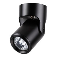 Светильник накладной NOVOTECH PIPE (370453) поворотный GU10 d75х134 мм 50 Вт 220 В IP20 цилиндрический черный
