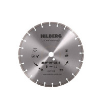 Диск алмазный по бетону Hilberg 350x25,4x3,2 мм мм сегментный сухой рез