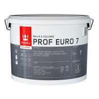 Краска водно-дисперсионная Tikkurila PROF EURO 7 моющаяся основа C 9 л