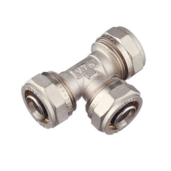 Тройник VALTEC 26 обж(ц) х 26 обж(ц) х 26 обж(ц)