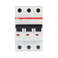 Автоматический выключатель ABB S203 (2CDS253001R0104) 3P 10А тип C 6 кА 400 В на DIN-рейку