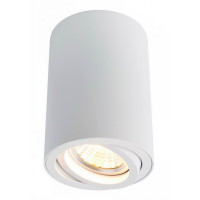 Светильник накладной ARTE LAMP (A1560PL-1WH) поворотный GU10 d70x100 мм 50 Вт 220 В IP20 цилиндрический белый