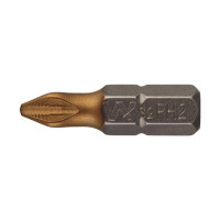 Бита Jettools (W2-11-0252-1TH) PH2 магнитная 25 мм с титановым покрытием (1 шт.)