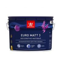 Краска водно-дисперсионная интерьерная Tikkurila EURO MATT 3 основа C 9 л