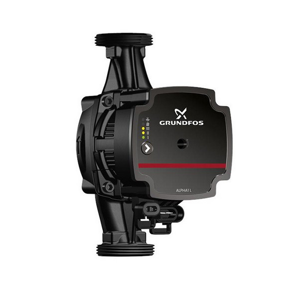 Циркуляционный насос для систем отопления Grundfos Alpha1 L 25-40 180 (99199611) DN25 подъем 4 м 180 мм с гайками