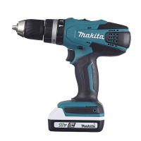 Дрель-шуруповерт аккумуляторная ударная Makita HP457DWE 18В 2х1,5Ач Li-Ion