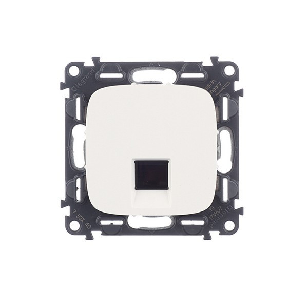 Розетка компьютерная Legrand Valena Allure 753740 скрытая установка белая один модуль RJ45 cat 5e