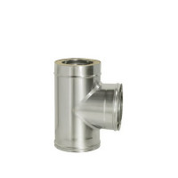 Тройник Дымок 90° х d150х230 мм с изоляцией AISI 439