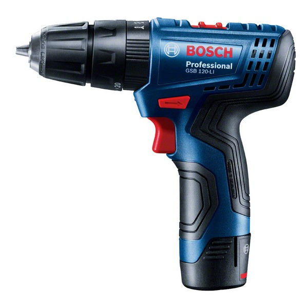 Дрель-шуруповерт аккумуляторная ударная Bosch GSB 120-LI (06019G8100) 12В 2х2Ач Li-Ion