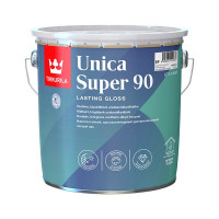 Лак алкидно-уретановый яхтный Tikkurila Unica Super 90 основа EP бесцветный 2,7 л высокоглянцевый