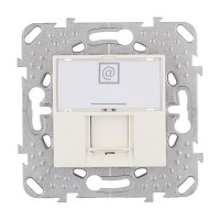 Розетка компьютерная Schneider Electric Unica MGU5.421.25ZD скрытая установка бежевая один модуль RJ45