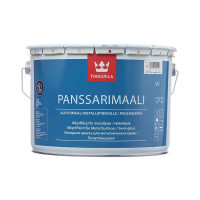Эмаль для металлических крыш Tikkurila Panssarimaali белая основа А полуглянцевая 9 л