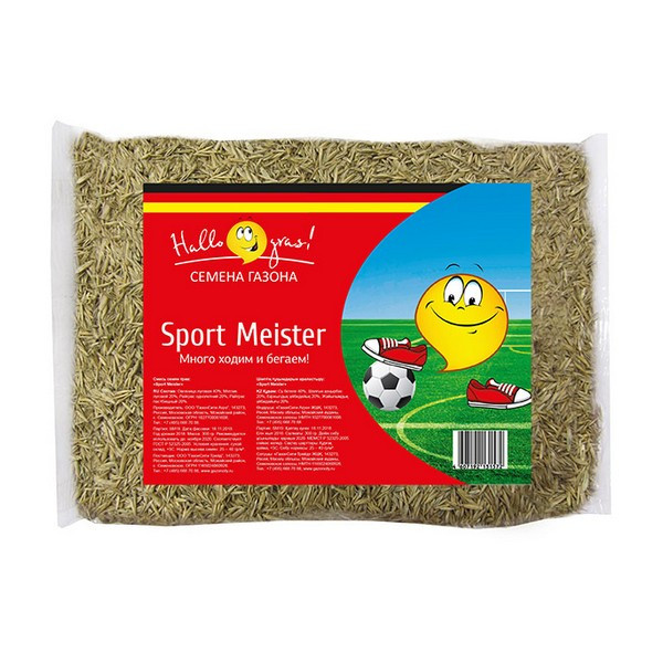 Семена газонной травы SPORT MEISTER GRAS Газон Сити 0,3 кг