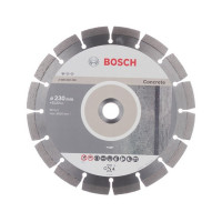 Диск алмазный по бетону Bosch Professional (2608602200) 230x22,2x2,3 мм сегментный сухой рез