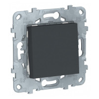 Переключатель Schneider Electric Unica NEW NU520354 одноклавишный на 2 направления скрытая установка антрацит