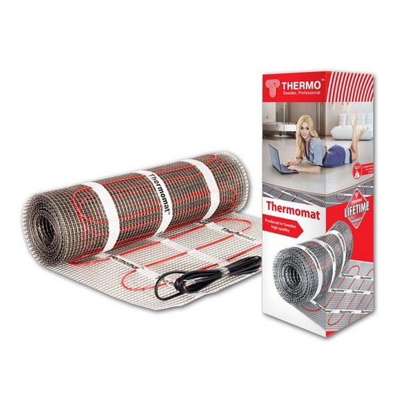 Теплый пол нагревательный мат Thermo Thermomat 2 кв.м 130 (260) Вт