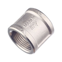 Муфта Stout (SFT-0006-003434) 3/4 ВР(г) х 3/4 ВР(г) латунная