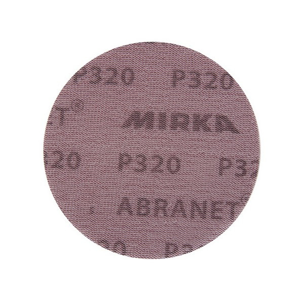 Диск шлифовальный Mirka Abranet d150 мм P320 на липучку сетчатая основа (5 шт.)