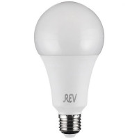 Лампа светодиодная REV 25 Вт E27 груша A70 6500К холодный белый свет 180-240 В матовая