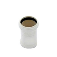 Муфта Rehau Raupiano Plus d50 мм пластиковая шумопоглощающая надвижная для внутренней канализации