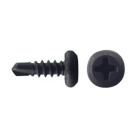 Саморезы клопы 11x3.9 (3.5) мм с буром фосфатированные (1000 шт.)