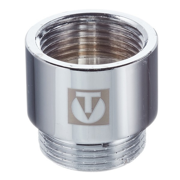 Удлинитель VALTEC (VTr.198.C.0625) 25 мм х 1 ВР(г) х 1 НР(ш) хром латунный