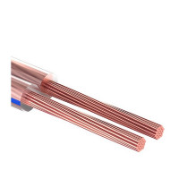 Кабель акустический 2x0,35 мм2 прозрачный Rexant Blue Line (20 м)